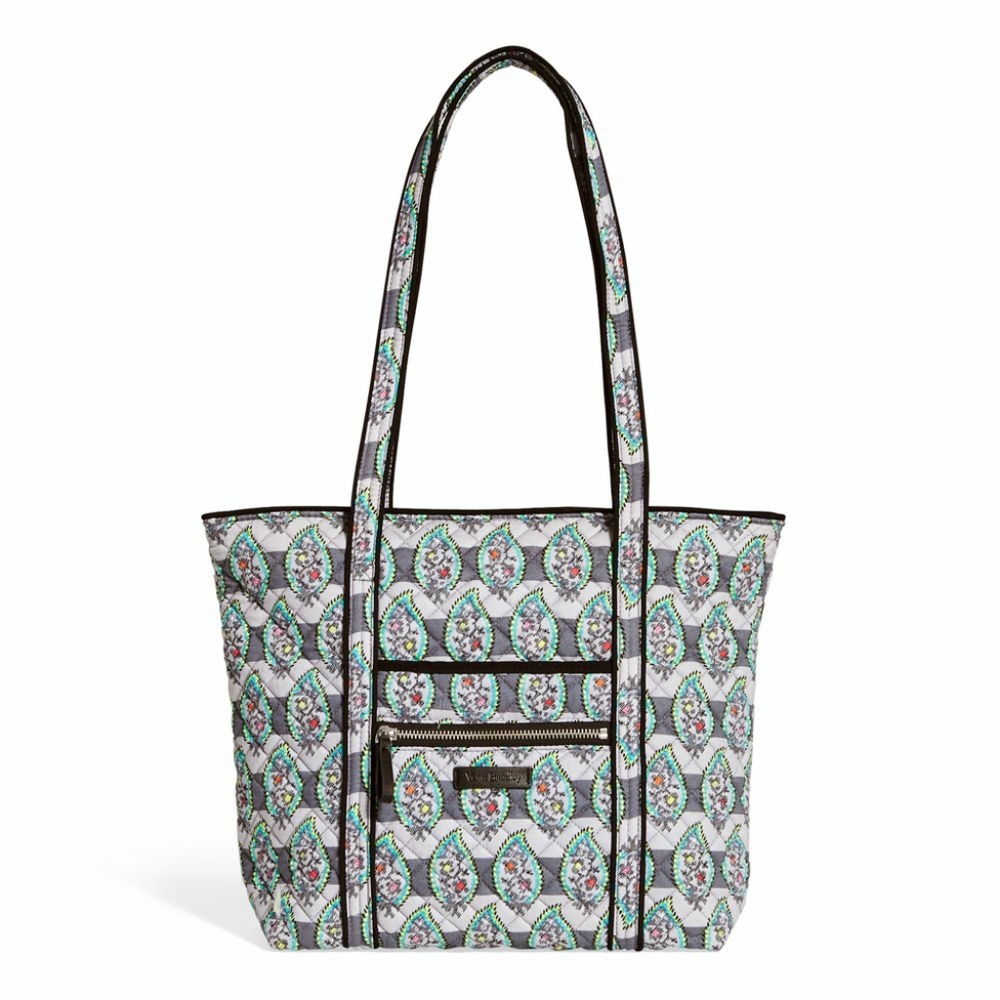 Iconic Small Vera Bradley Tote Paisley Stripes